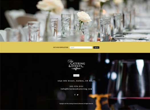 comp of catering site