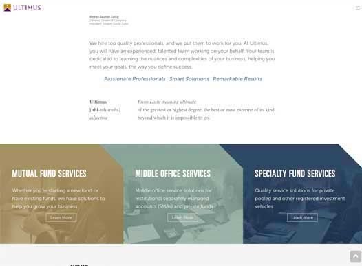comp of ultimus site