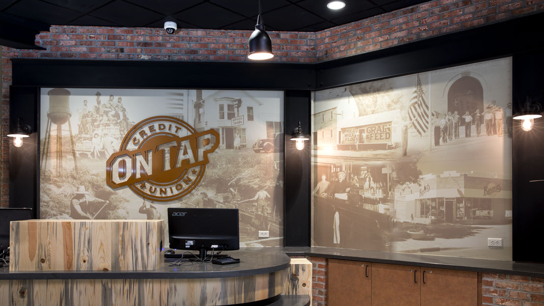 Photo of lobby at On Tap Arvada branch