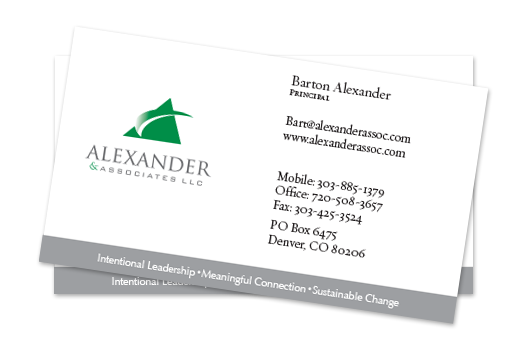 Alexander & Associates Business Cards